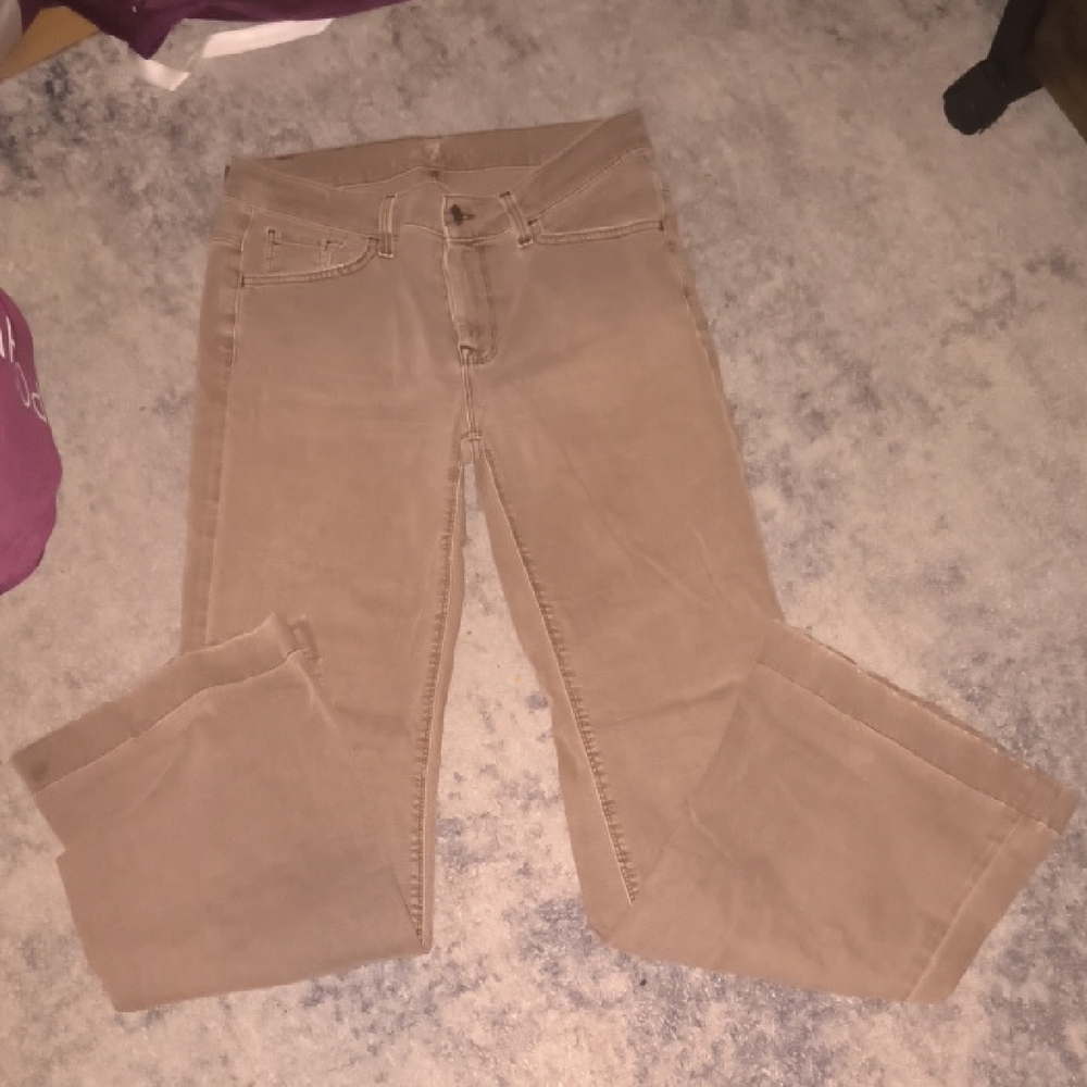 7 For All Mankind | Brown Wide Leg Jeans